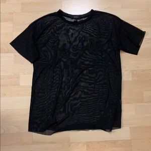 Mesh Oversized Tee